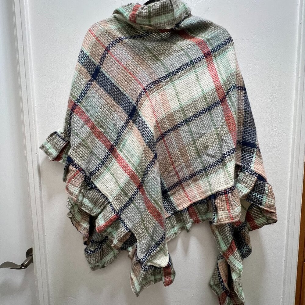 ANTHROPOLOGIE SHAWL /WRAP MULTICOLOR ONE SIZE